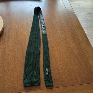 Green Knit Tie
